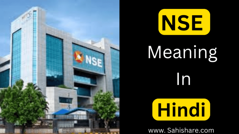 NSE Meaning In Hindi|NSE Full Form In Hindi